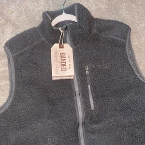 👕 BANDED NWT Men’s 3X Jackson Hole Fleece Vest in Slate Grey